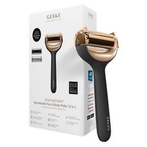 MicroNeedle Face & Body Roller GESKE| 8 in 1 , gray