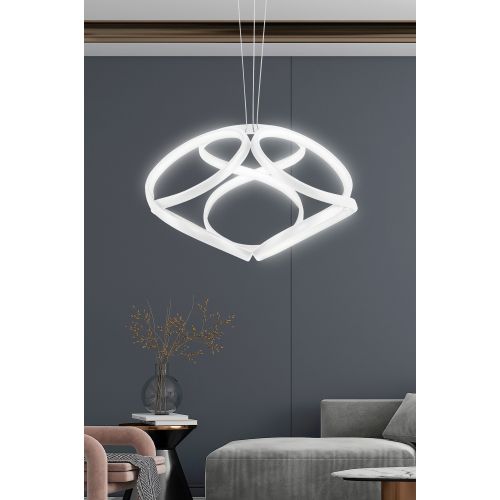 Apeiro - White, White Light White Chandelier slika 3