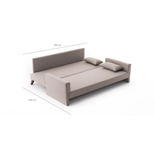 Atelier Del Sofa Bella Sofa Bed - Krem Trosed na Razvlačenje slika 5