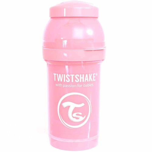 Twistshake Flašica Za Bebe 180 Ml Pastel Pink slika 1