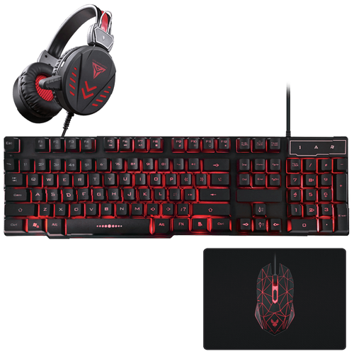 Connect XL Gaming set, slušalice, tipkovnica, miš, podloga za miš - CXL-KG350 Kit Gaming slika 1