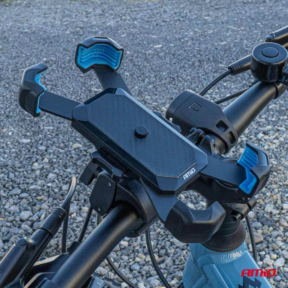 NOSAČ MOBITELA ROTIRAJUĆI 360° ZA BICIKL/MOTOCIKL AMIO slika 4