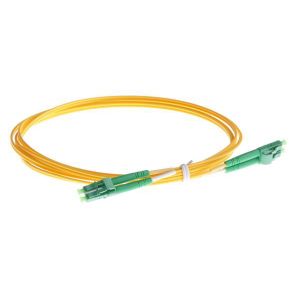 NFO Patch cord, LC APC-LC APC, Singlemode 9 125, G.657A2, 2mm, LSZH, Duplex, 2m