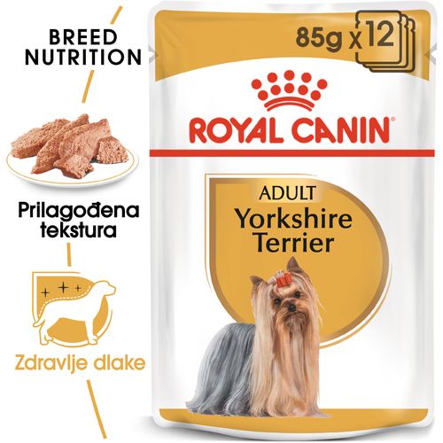 ROYAL CANIN BHN Yorkshire Terrier Adult, potpuna hrana za odrasle yorkie starije od 10 mjeseci, 12x85 g slika 5