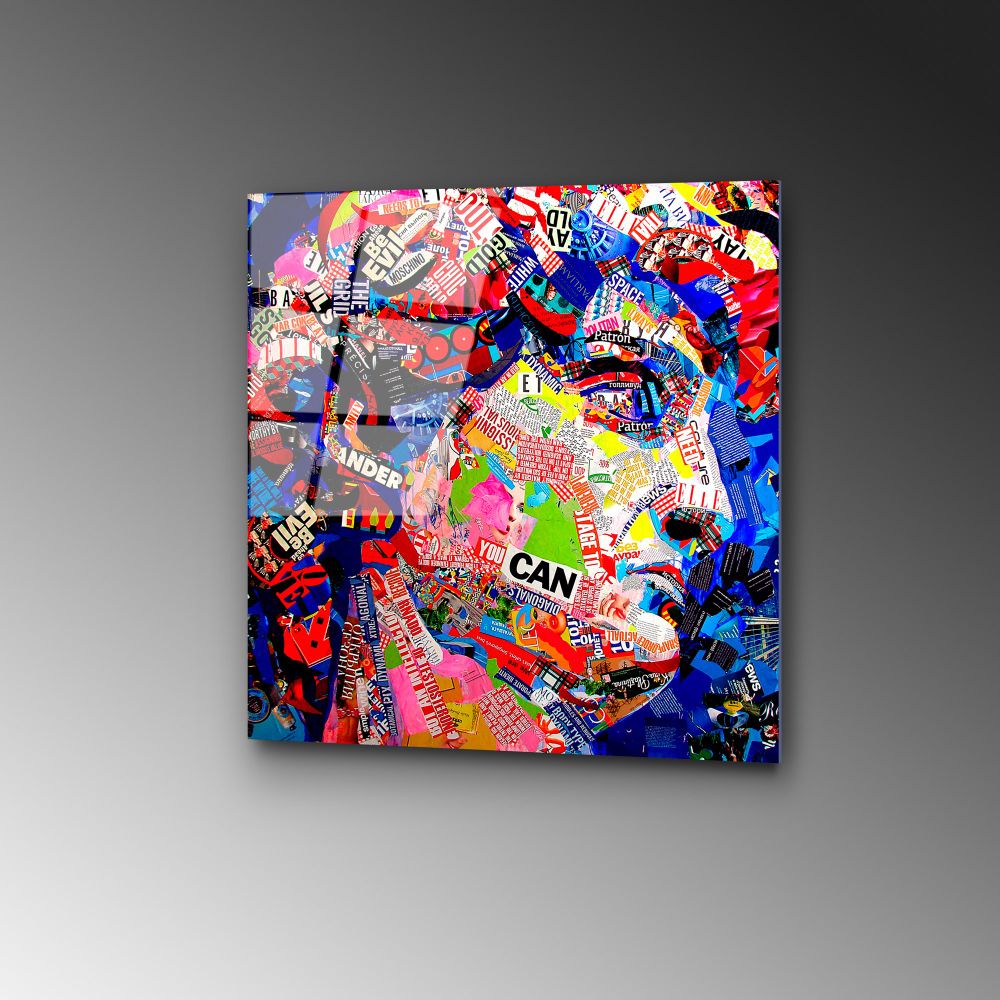 UV-813 - Dekorativna Slika na Kaljenom Staklu, Multikolor, 50 x 50 cm slika 5