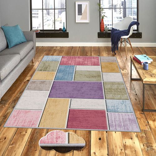 TANKA Staza EEXFAB540 Multicolor Hall Carpet (80 x 150) slika 1