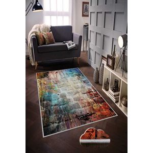 HMNT102 Multicolor Hall Carpet (80 x 150)