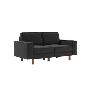 Dvosjed Sofa Sparrow 2 - boje: noćno siva orah