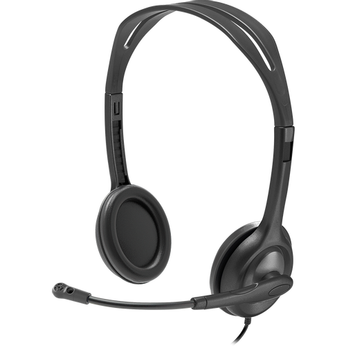 Slušalice Logitech H111, žičane, stereo, 3.5mm, crne slika 2