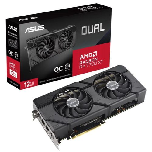 Asus Radeon RX7700XT OC 12GB GDDR6, DUAL-RX7700XT-O12G SVGA  slika 1