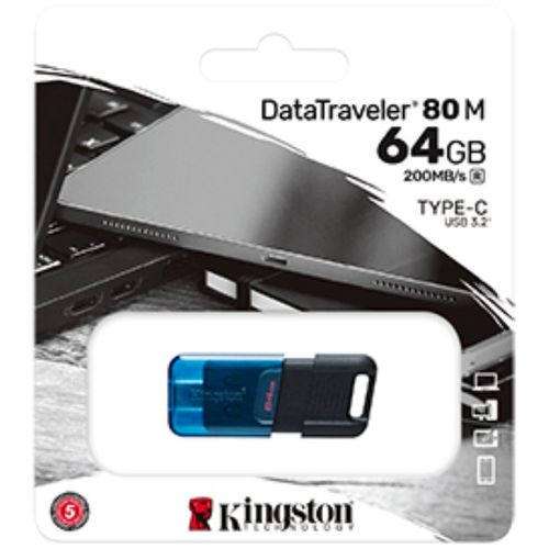 KINGSTON 64GB DataTraveler 80 M USB-C 3.2 flash DT80M/64GB slika 3