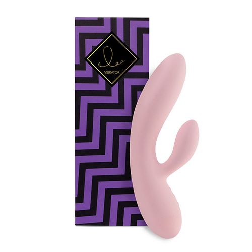 Rabbit vibrator FeelzToys - Lea, nježno ružičasti slika 1