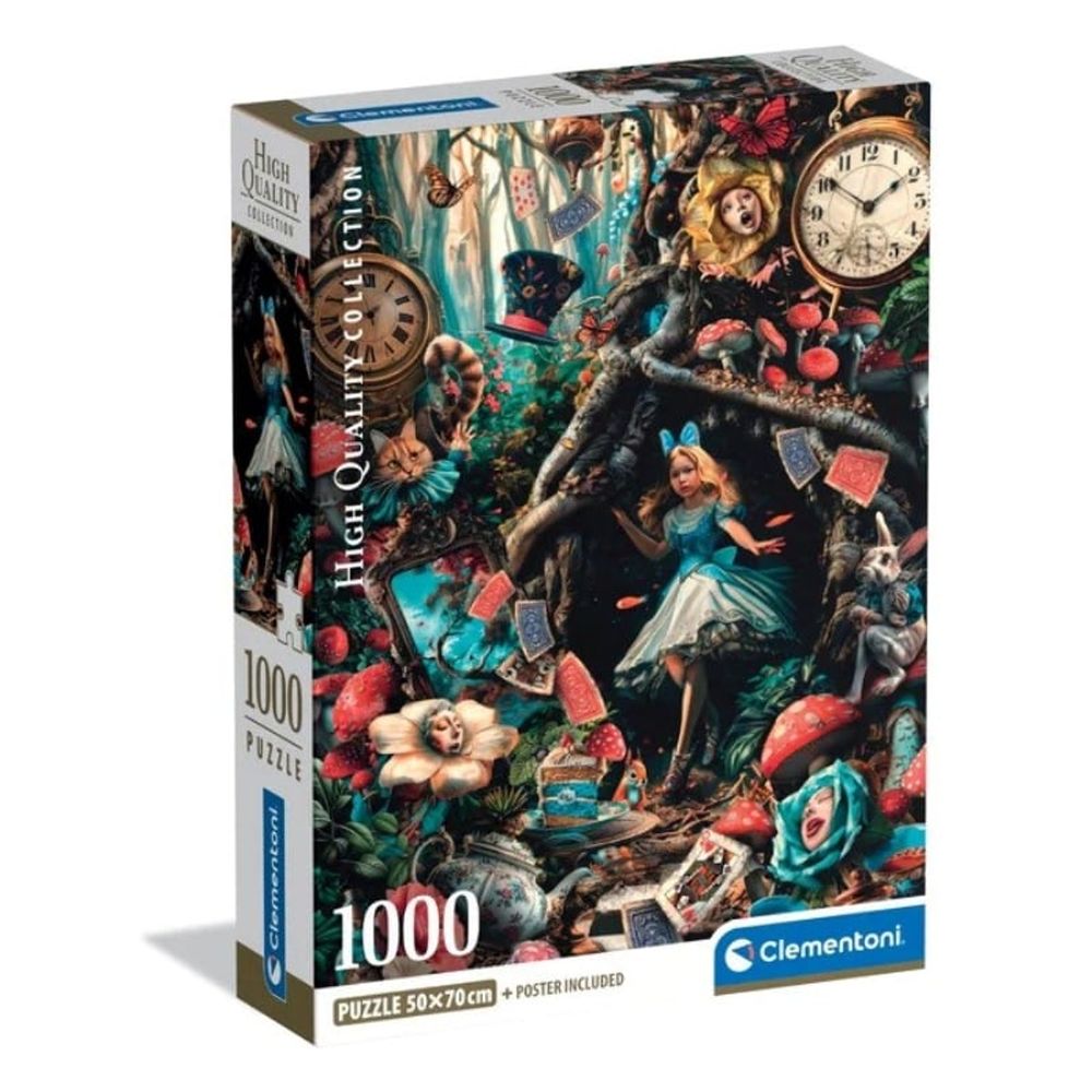 Clementoni CL39935 Puzzle 1000 JOŠ JEDAN DAN U ZEMLJI ČUDESA, 1000kom slika 1