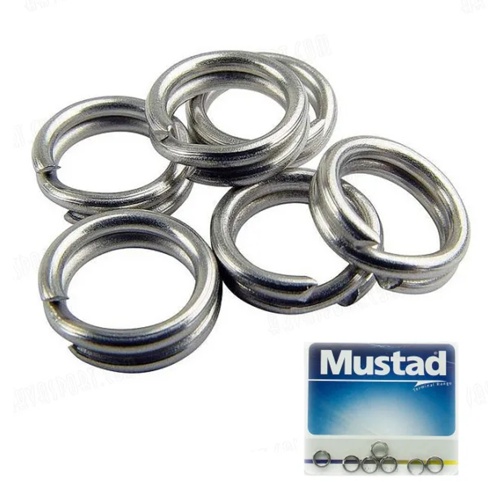Mustad Round Split Ring 6,7mm split ringovi slika 1