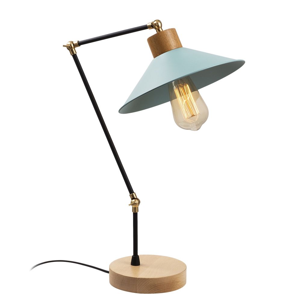 Stolna Lampa Manavgat N-607 u Tirkiznoj Boji slika 2