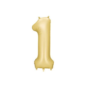 FB1S-1-019 Folijski balon Matt Zlatni 86 cm