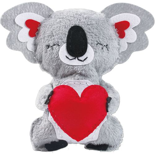 Šivanje moje prve lutke -  koala sa srcem D1 slika 2