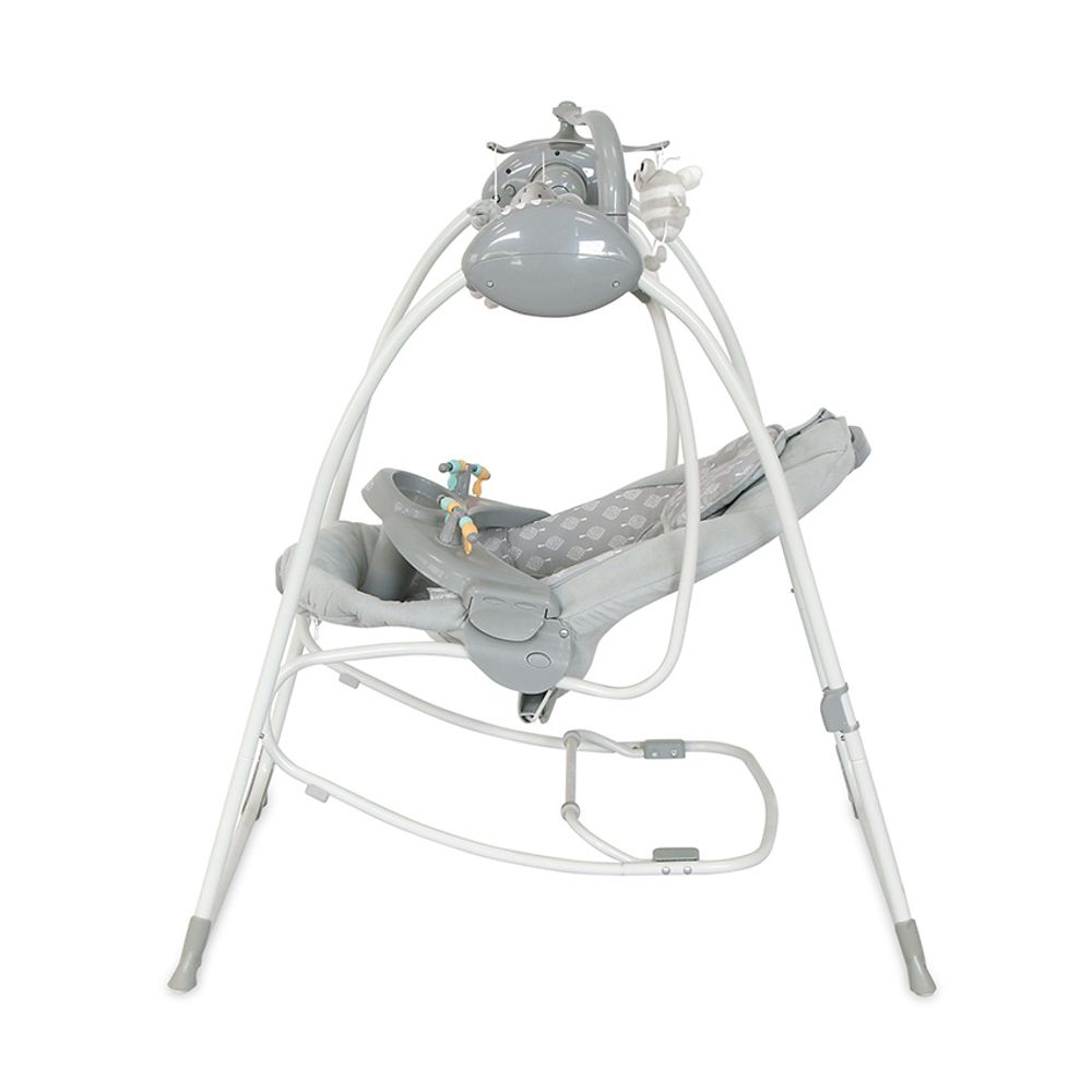Lorelli Električna ljuljačka za bebe Tango 2U1, Grey Trees slika 4