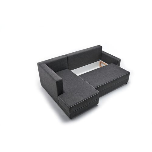 Atelier Del Sofa Ece Left - Antracit Antracit Ugao Sofa-Krevet slika 8