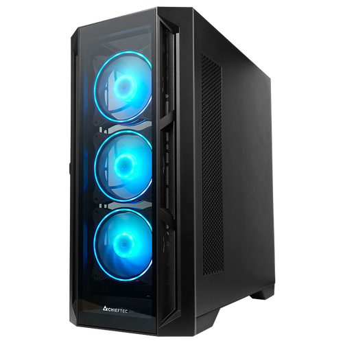 Chieftec APEX USB3.2 Gen2 ATX A-RGB kućište, crno slika 7