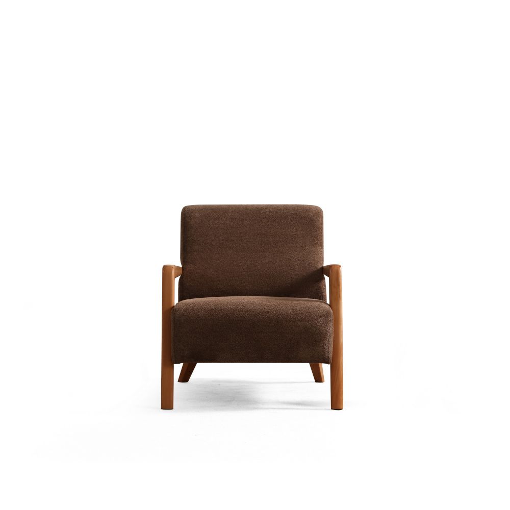 Lyke - Smeđa Wing Chair slika 5
