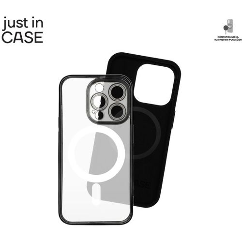 2u1 Extra case MAG MIX PLUS paket CRNI za iPhone 15 Pro slika 2