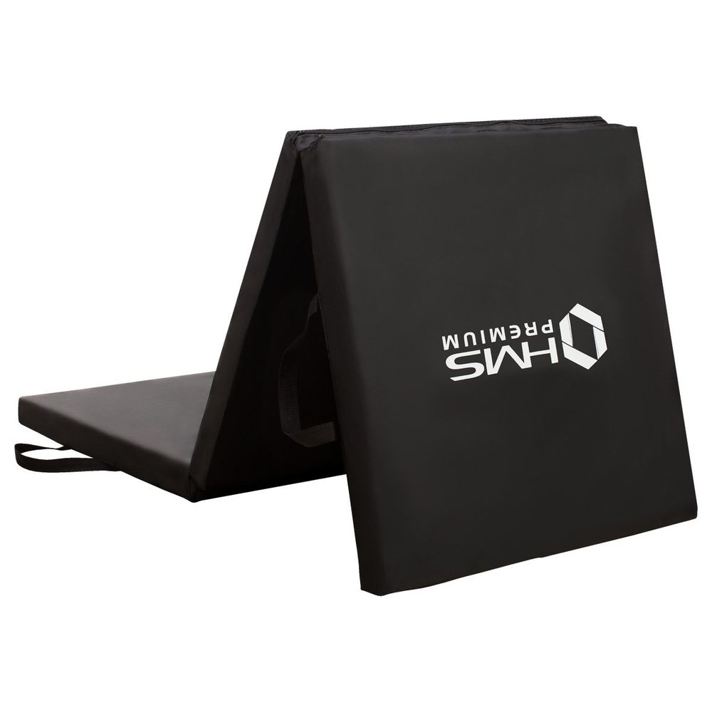 Mgs02 gimnastički sklopivi madrac 1800x600mm crni hms premium slika 1