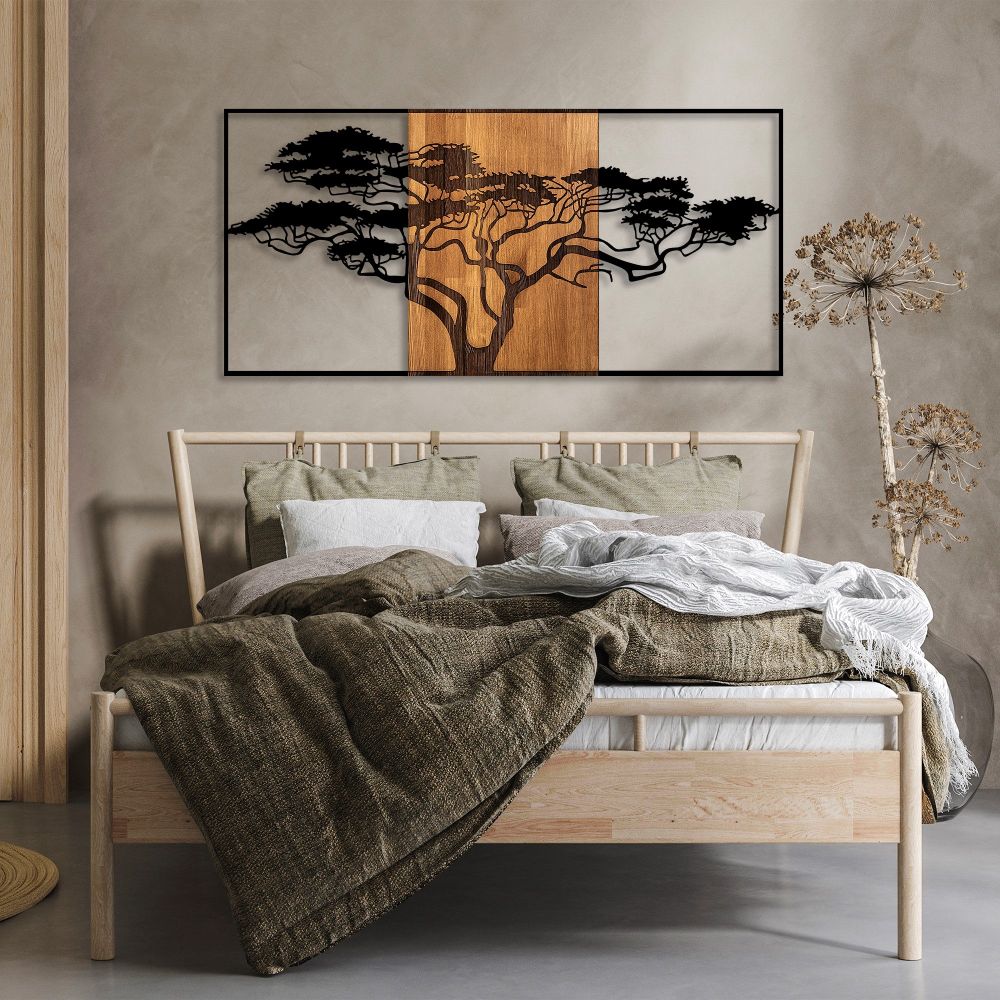 Dekorativni Zidni Ukras - Acacia Tree 328 u Boji Crnog Oraha slika 1