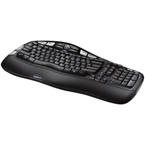 LOGITECH Wave Bluetooth Ergonomična Tipkovnica - Grafit - US Int'l slika 2