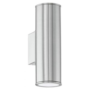 Eglo Riga spoljna zidna lampa/2, led, gu10, 2x3w, inox 