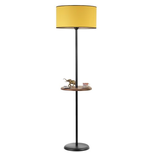 Stojeća lampa Mercan 8737-2 u crno-senap boji slika 1