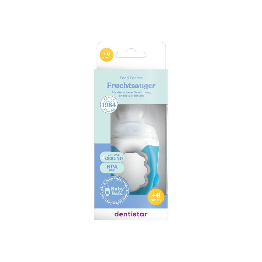 BABY NOVA Silikonska duda za voće Dentistar Food Feeder, Plava slika 9