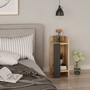 Elos Right - Oak, Anthracite OakAnthracite Nightstand