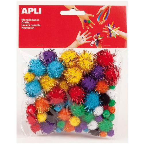 Pom Pom Apli Glitter Colours 78Kom slika 1