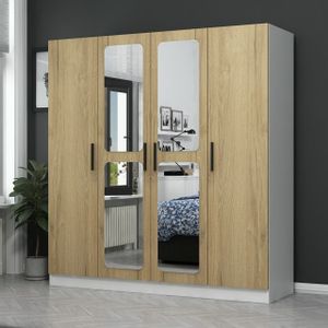 Kale - 3868 Walnut
White Wardrobe