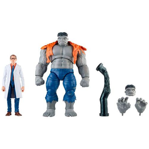 Marvel Avengers Beyond Earths Mightiest Gray Hulk & Dr. Bruce Banner figures 15cm slika 1