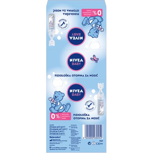 NIVEA Baby Nasal solution - ampulice za čišćenje nosića 24x5ml slika 3