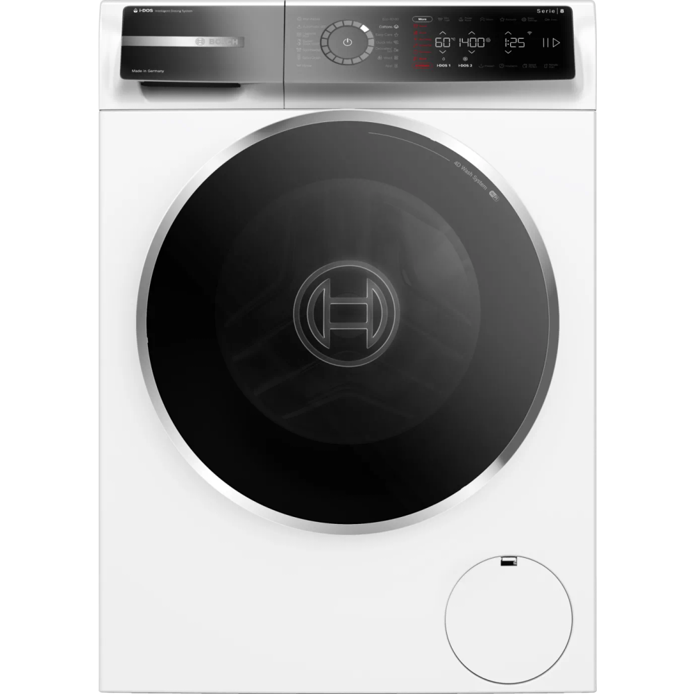 BOSCH perilica rublja Serie 8|,10 kg, I-DOS,A,IronAssist,1400 rpm,HomeConnect slika 1