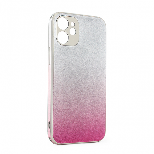 Torbica Glass Glitter za iPhone 12 Mini 5.4 pink slika 1