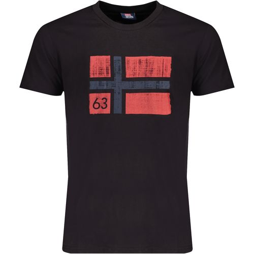 NORWAY 1963 MEN'S SHORT SLEEVE T-SHIRT BLACK slika 1