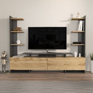 TV Stalak Ava - Hrast, Crni Hrast