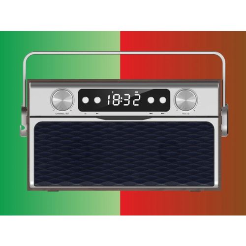 MANTA radio FM, budilica, sat, LCD, BT, USB, microSD, baterija, Ibiza RDI917PRO slika 7