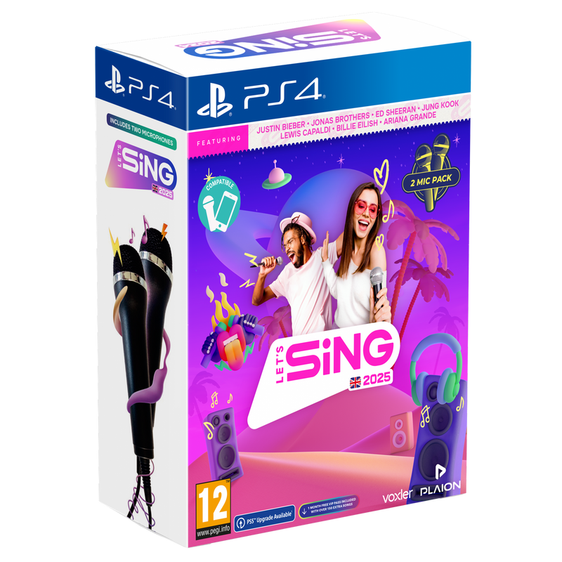 Playstation Let’s Sing 2025 – Paket s dva mikrofona (Playstation 4) image