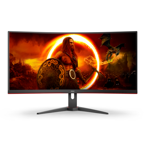 AOC CQ32G2SE/BK Monitor 31.5"/VA,zakrivljen/2560x1440/165Hz/1ms MPRT/HDMIx2,DP/freesync/zvučnici slika 1