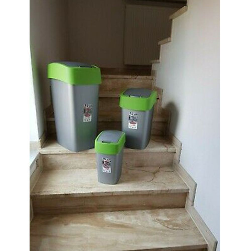 Flip Kanta za otpatke 9L siva/zelena slika 2