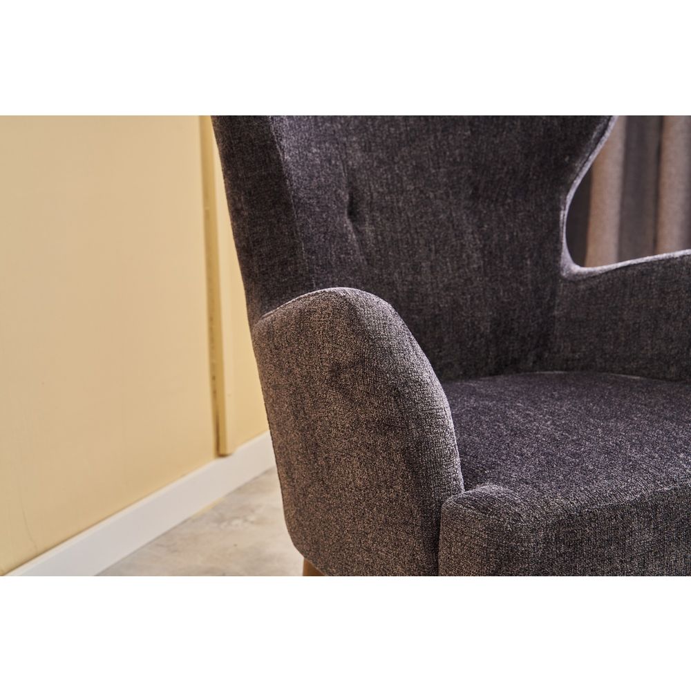 Karina Prestij - Antracitni Wing Chair slika 3