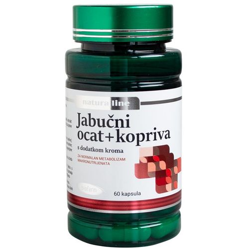 Natura line Jabučni ocat + kopriva + krom kapsule (a60) slika 1