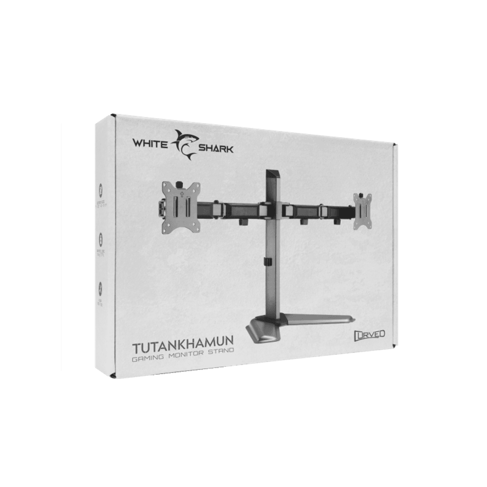 WHITE SHARK Desktop stalak GMS-3206 Tutankhamun / 2 Monitora slika 7