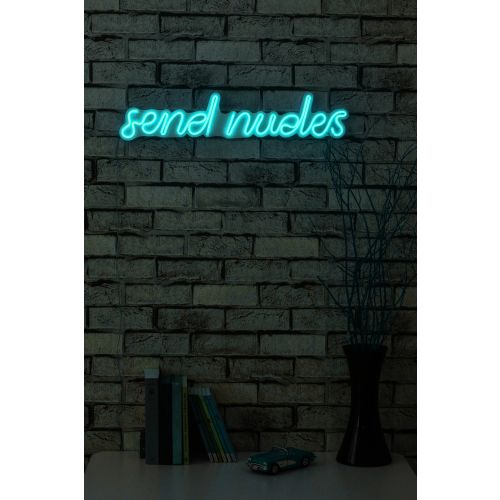 Wallity Ukrasna plastična LED rasvjeta, Send Nudes - Blue slika 3