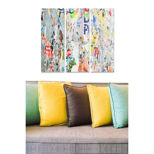 Dekorativna Slika od MDF-a u Više Boja (Set od 3 Komada) - MDF128366705